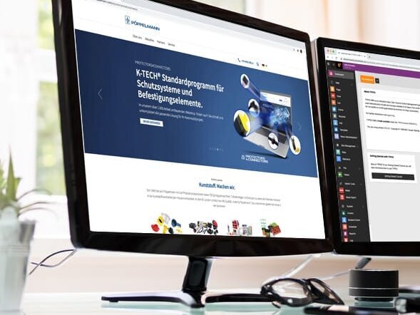 Pöppelmann GmbH & Co. KG - Relaunch of the corporate website based on TYPO3 reference image