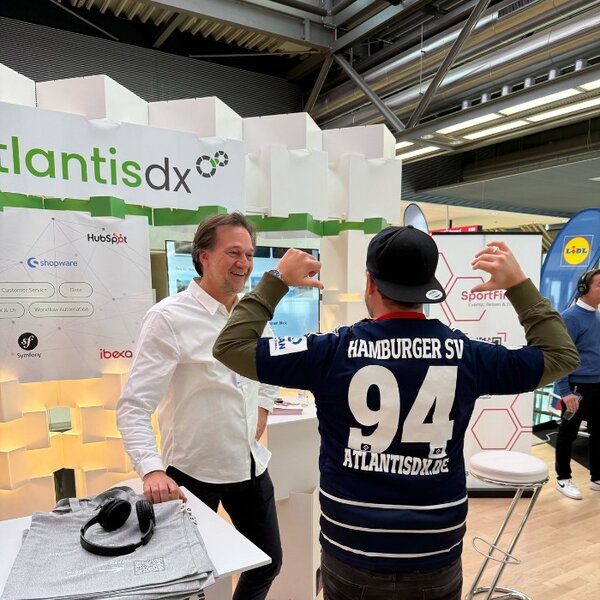 Foto: atlantis dx Messestand von Bloxibit