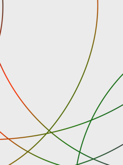 Grafik: Leicht gebogene, bunte Linien, von oben nach unten, überschneiden sich teilweise, hellgrauer Hintergrund