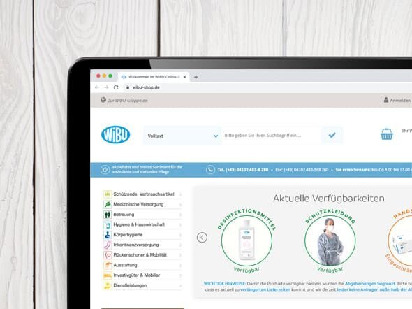 WIBU Group - Realization of two consecutive stores based on Magento reference image