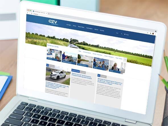 atlantis dx - azv Südholstein: Betreuung der Corporate Website mit TYPO3 reference image