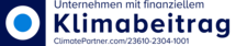Logo: ClimatePartner Klimaneutrales Unternehmen