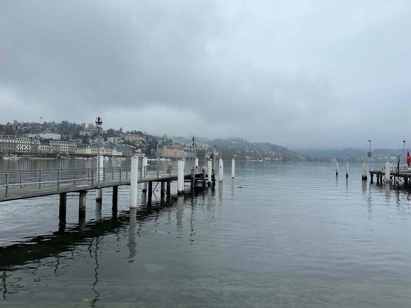 Ausblick über den See in Luzern