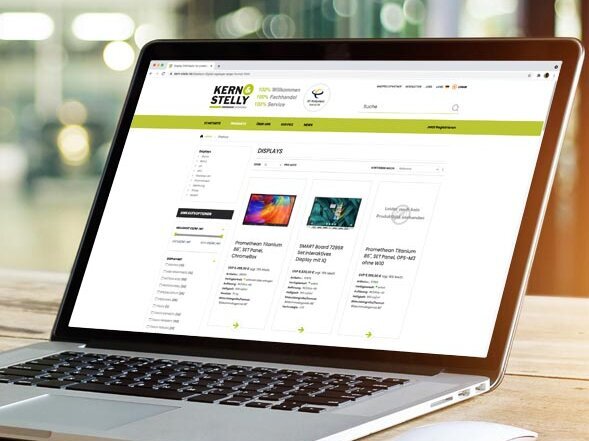 Kern & Stelly Medientechnik GmbH - Development of a B2B online store based on Magento reference image