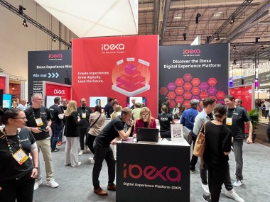 OMR 2023 with Ibexa and atlantis dx Photo: Crowd at the Ibexa stand at OMR 2023